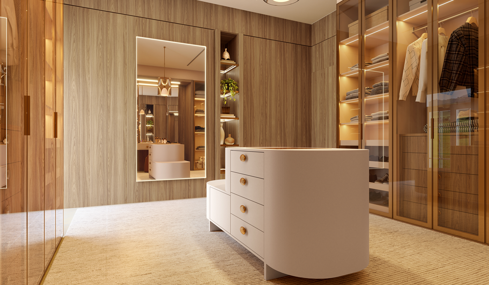 Closet planejado: organização, iluminação e proporção no uso diário
